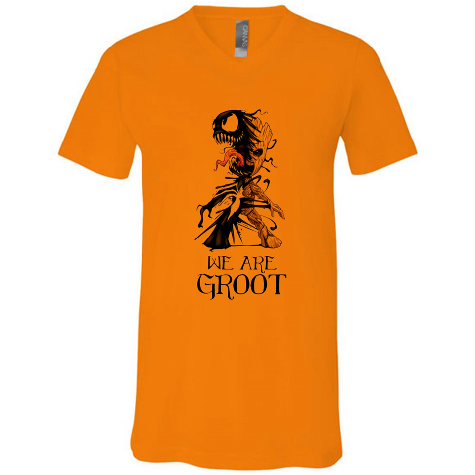 We Are Groot Venom MERCHCUTE - Canvas Unisex V-Neck