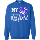 Abilene Christian Wildcats Football My Heart is on that Field - Sweatshirt
