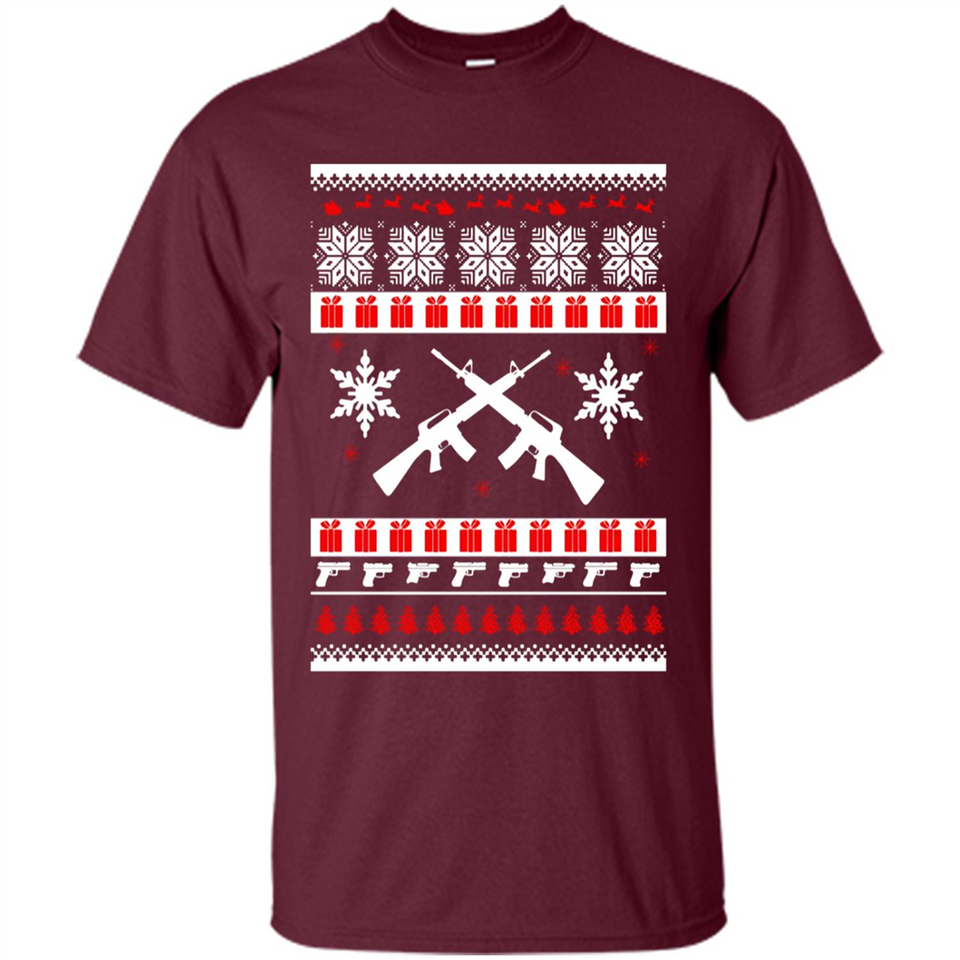 Rifle I Want Rifle Guns For Christmas ugly - Shirt