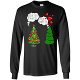 Fir Loves Christmas Tree Funny Undecorated Joke - Long Sleeve T-Shirt