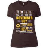 November Guy Multitasking - Ladies' Boyfriend T-Shirt