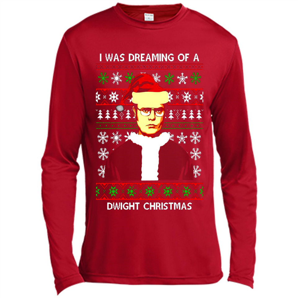I'm dreaming of a Dwight Christmas sweatshirt - Canvas Long Sleeve T-Shirt