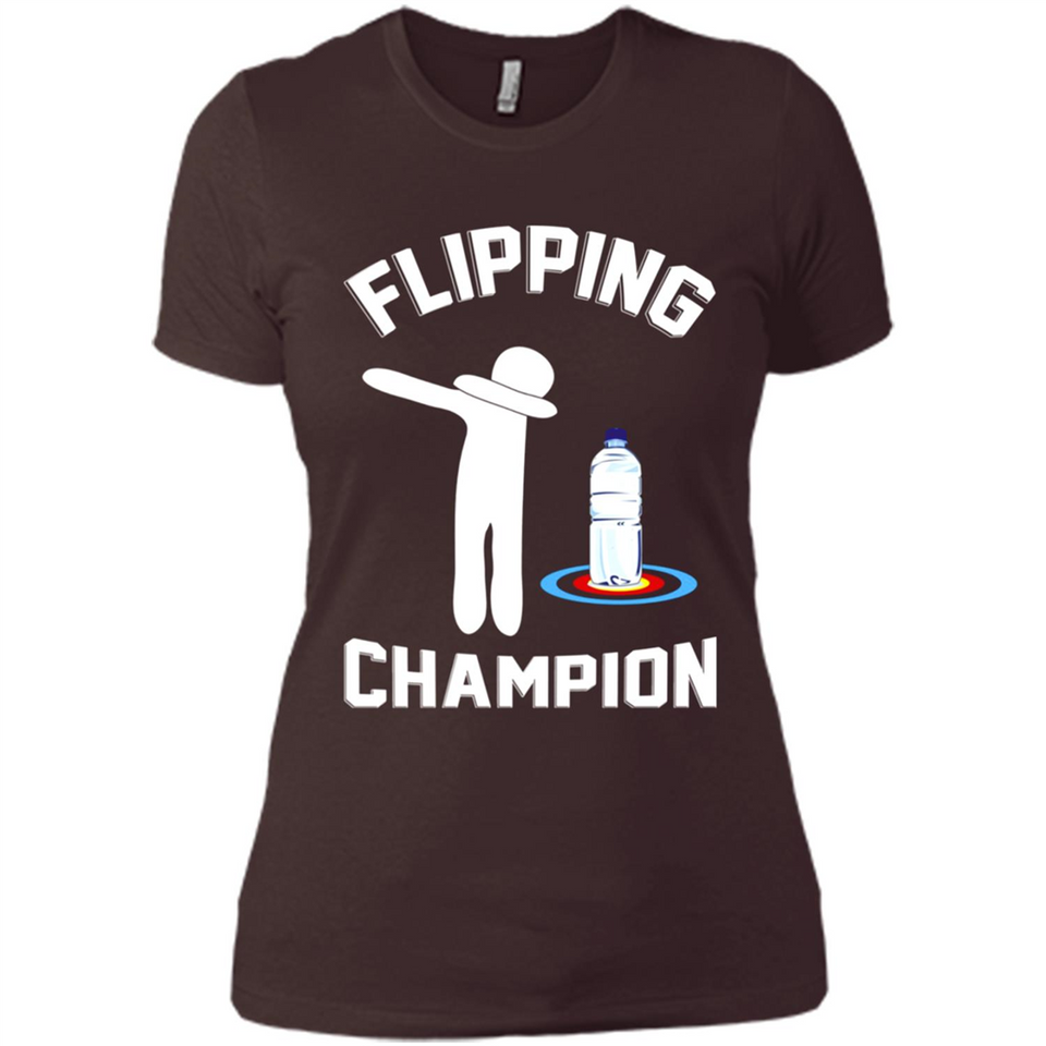 Water Bottle Flipping Tshirt Dabbing Flipping Champion - Ladies' Boyfriend T-Shirt