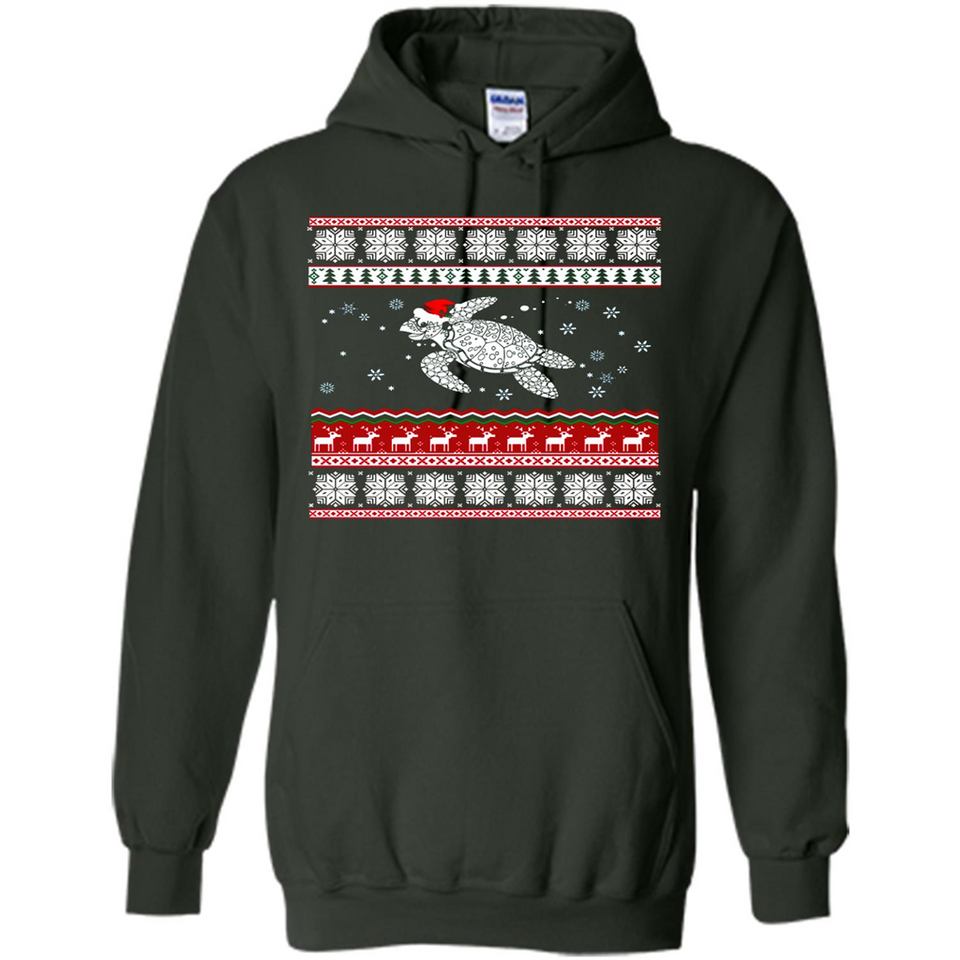 Sea Turtle Ugly Christmas T-Shirt - Hoodie