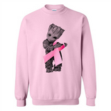 Groot Hug Breast Cancer - Sweatshirt