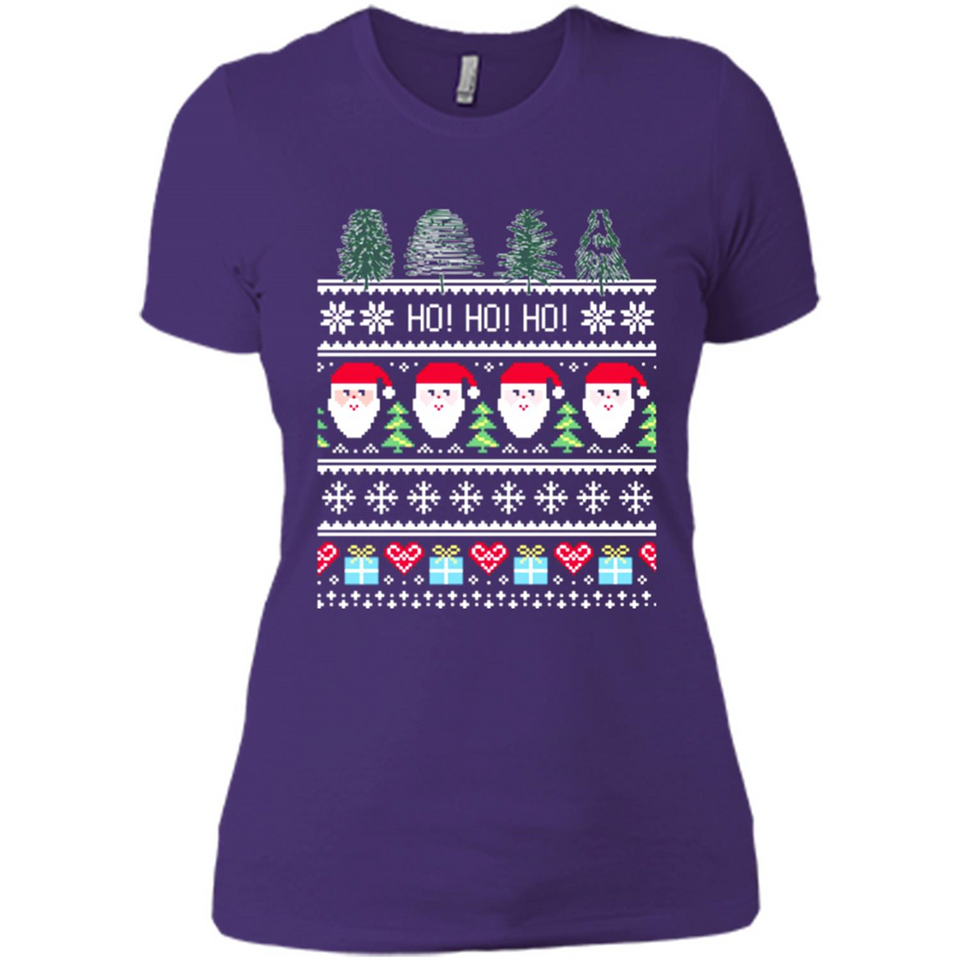 Ugly Merry Christmas Tree Santa Snowflakes