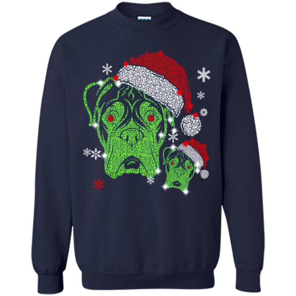 Boxer Dog diamond Christmas - Sweatshirt