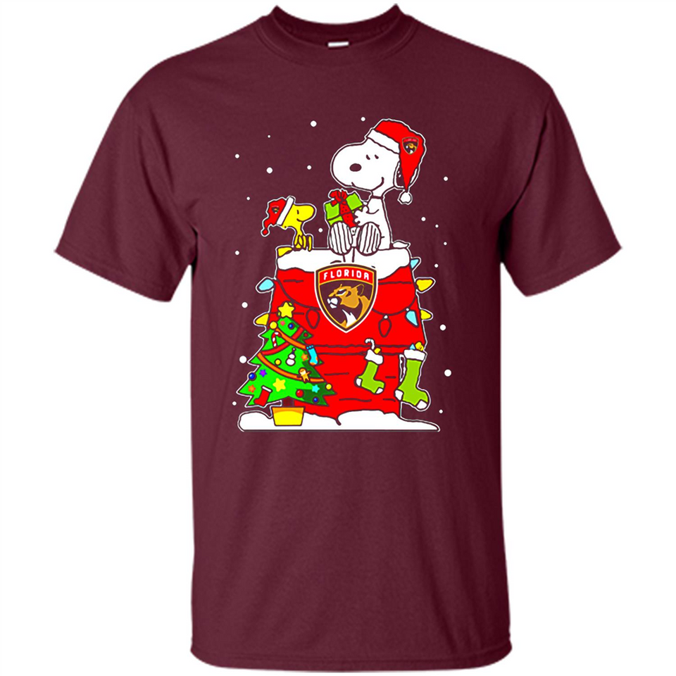 Florida Panthers Snoopy Ugly Christmas Sweaters - Shirt