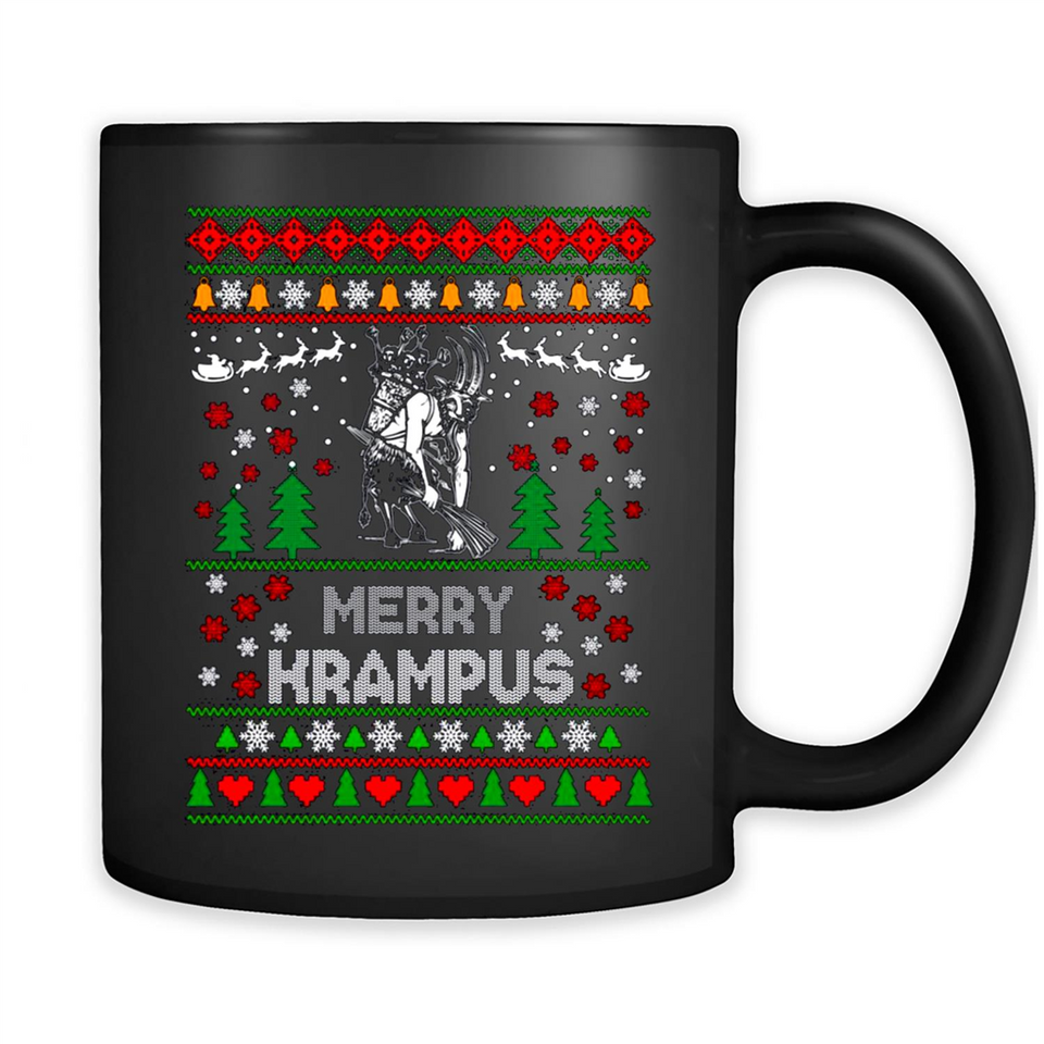 Merry Krampus Christmas sweatshirt PINGPONG