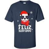 Feliz Navidog Boston Terrier Dog Ugly Xmas Sweater PING PONG