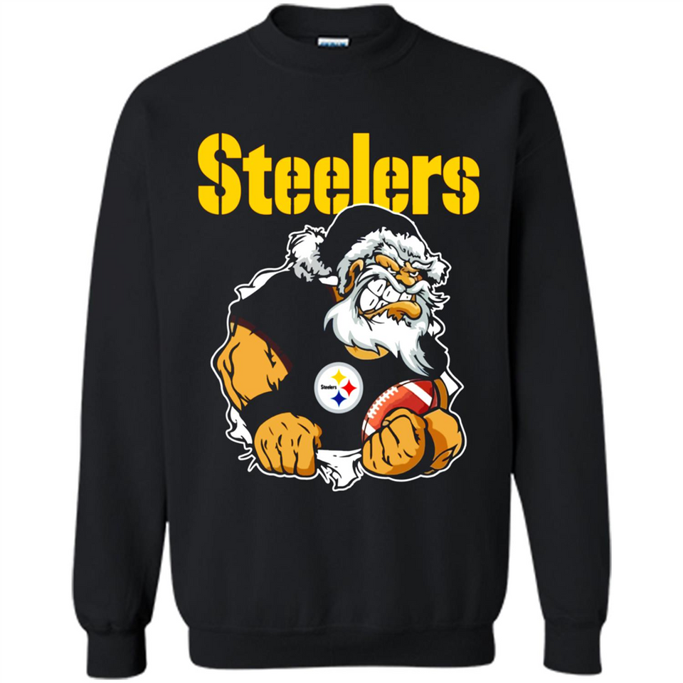 Grumpy Santa Claus Pittsburgh Steelers Football Team PINGPONG