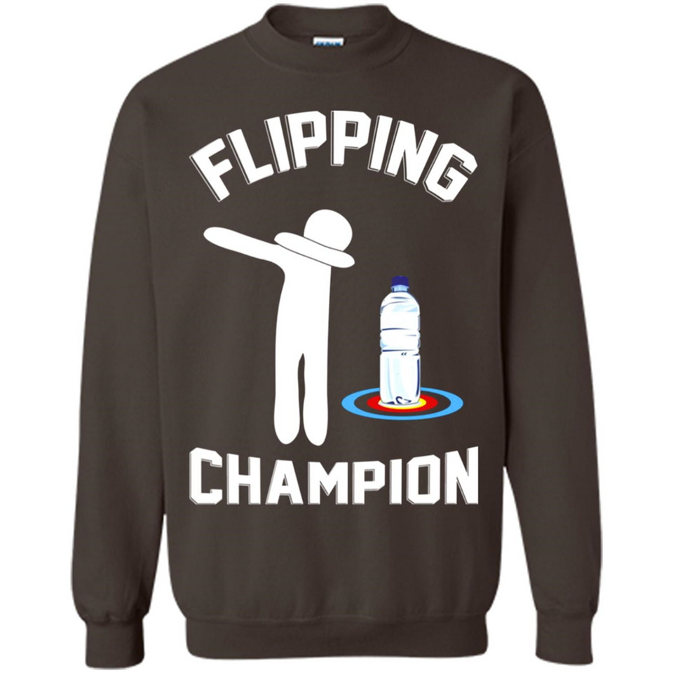 Water Bottle Flipping Tshirt Dabbing Flipping Champion - Sweatshirt