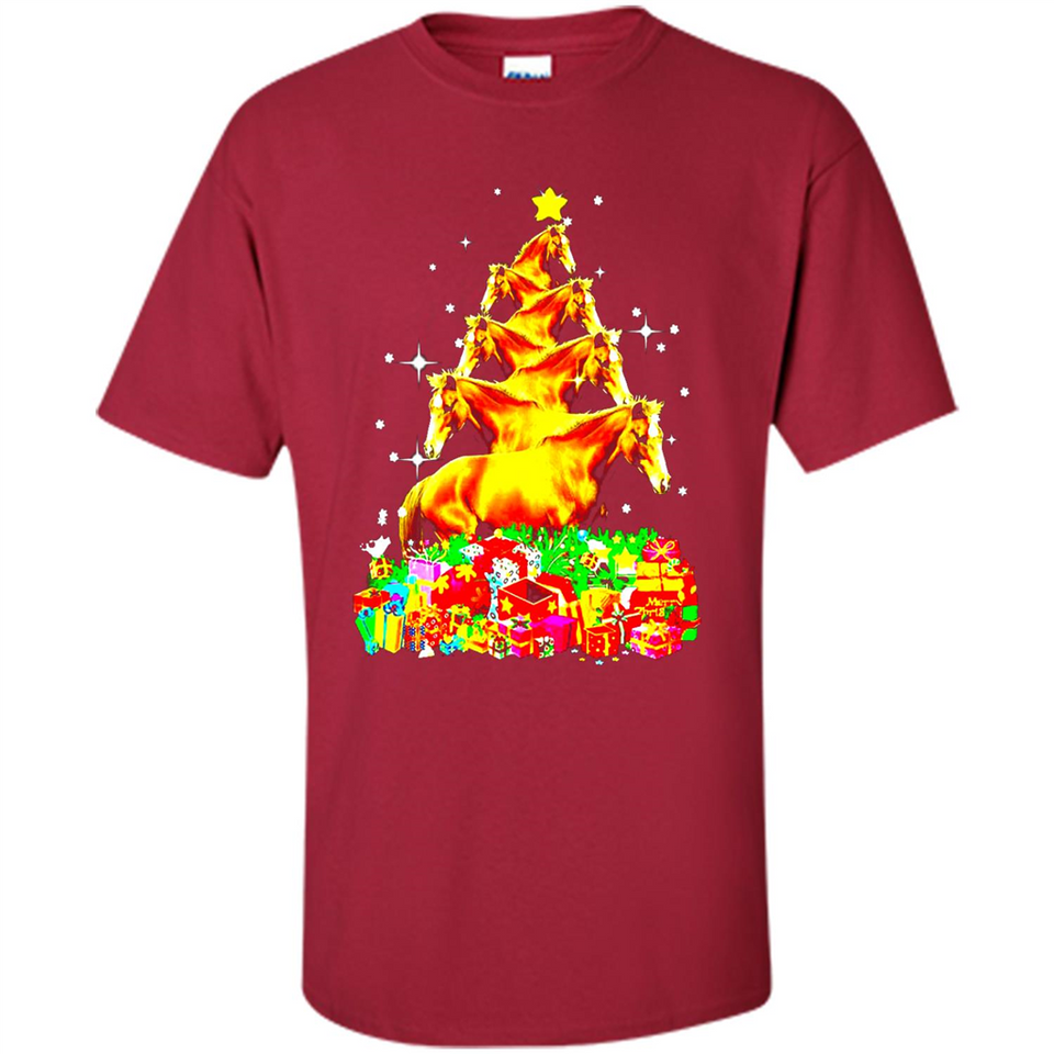 Horse Lover Tees Merry Christmas - Shirt