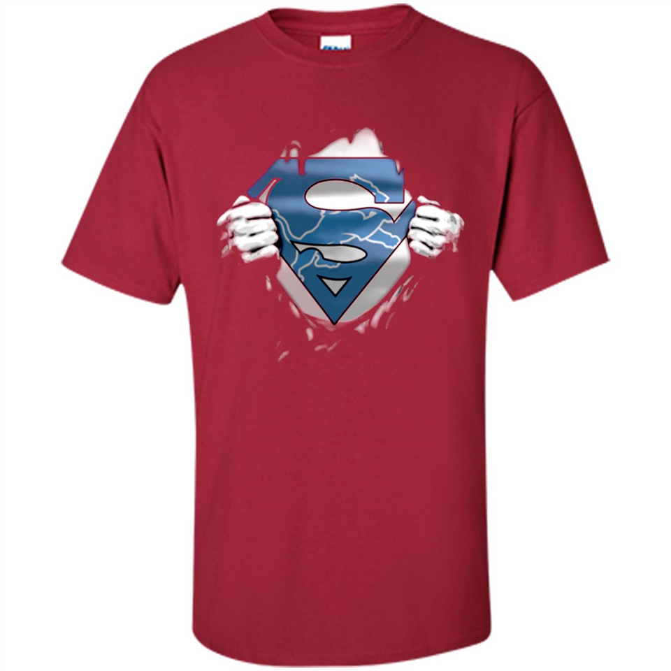 Detroit Lions And Superman Fans - Shirt