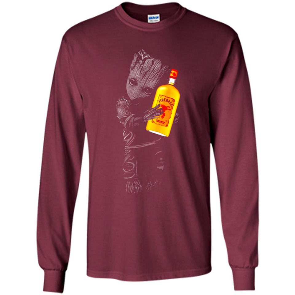 Groot hug Fireball Cinnamon Whisky PING PONG