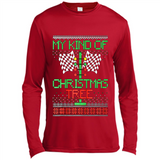 Funny Drag Racing Ugly Christmas Holiday Tree PING PONG