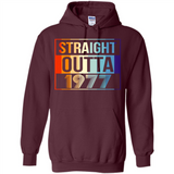 Retro Straight Outta 1977 41 Years Old - Hoodie
