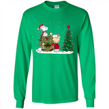 Arizona Cardinals Snoopy The Peanuts Movie Christmas Football Super Bowl pingpong - Long Sleeve T-Shirt