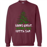 Looks Great Little Full Lotta Sap Funny Christmas Mug PINGPONG - Sweatshirt