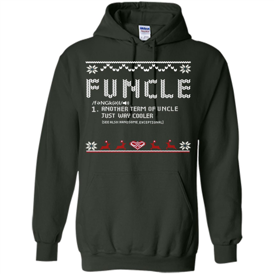 Mens Christmas Funcle Definition - Hoodie