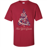 New York Giants NFL Football Team Logo Christmas Tree T-Shirt - Shirt