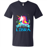 Unicorns are born in Libra Birthday Rainbow Gift Ladies Custom