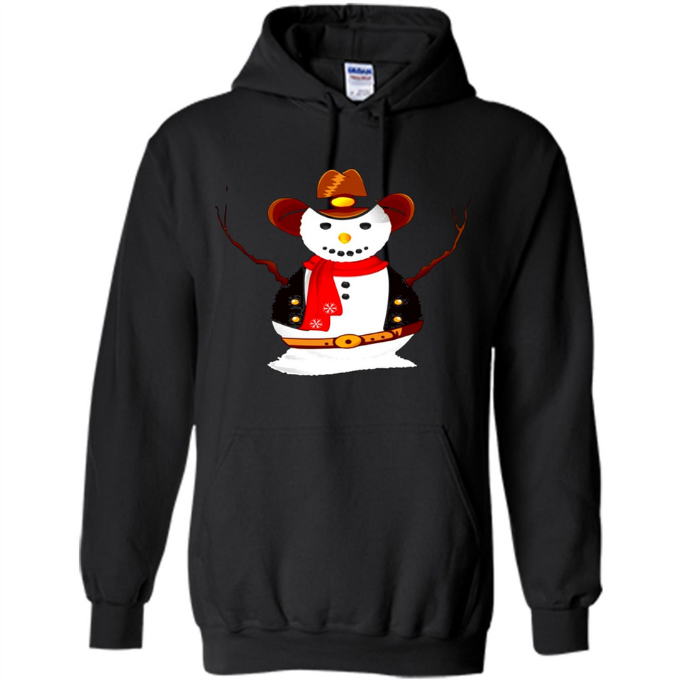 Snowman Cowboy Merry Christmas Xmas