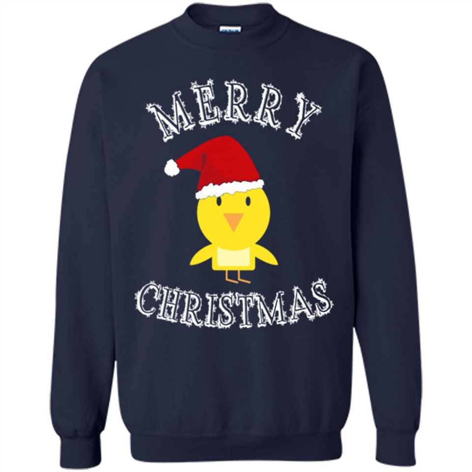 Bird Santa Merry Christmas T-Shirt - Birds Watchers Xmas - Sweatshirt