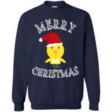 Bird Santa Merry Christmas T-Shirt - Birds Watchers Xmas - Sweatshirt