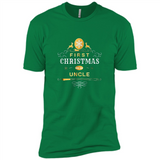 First Christmas as a Uncle - Christmas Family - Premium Short Sleeve T-Shirt