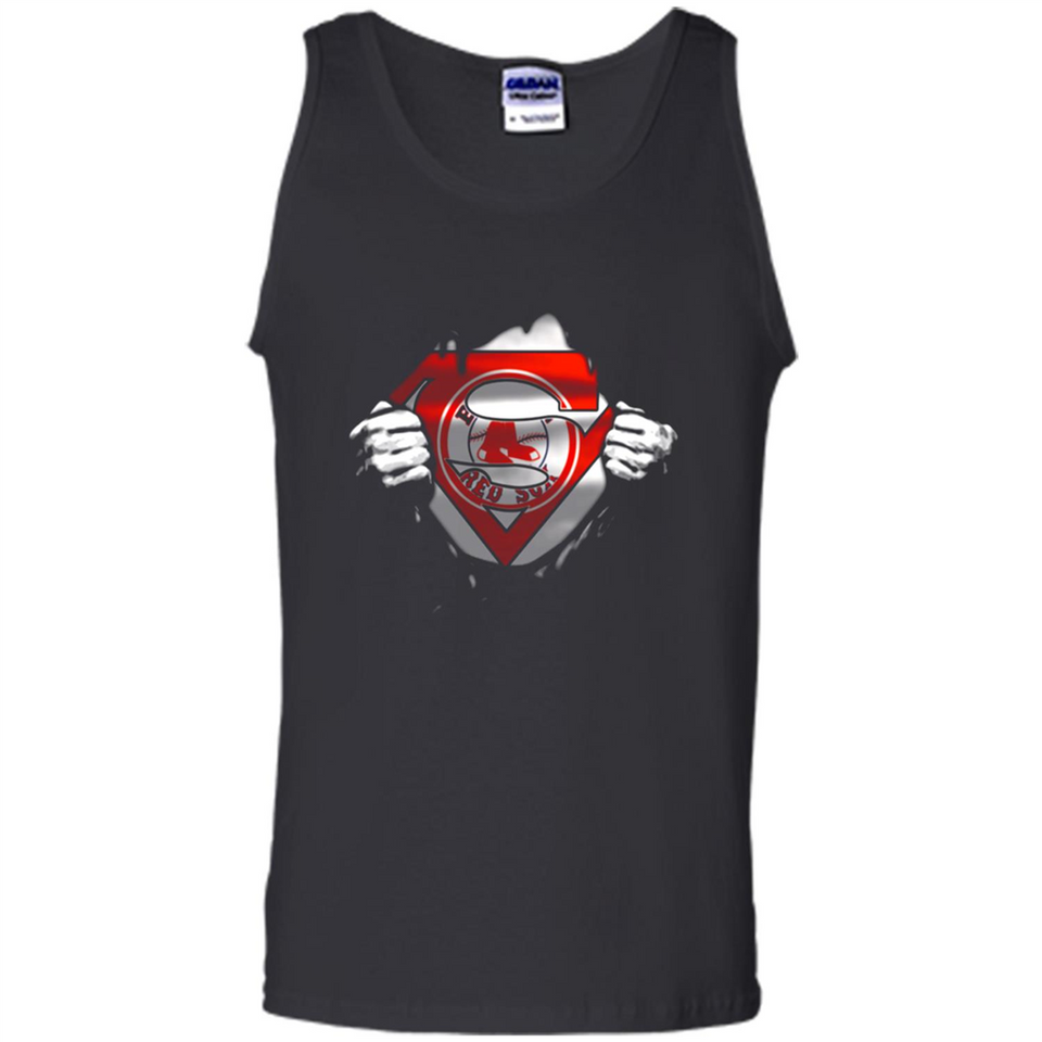 Boston Red Sox And Superman Fans - Tank Top