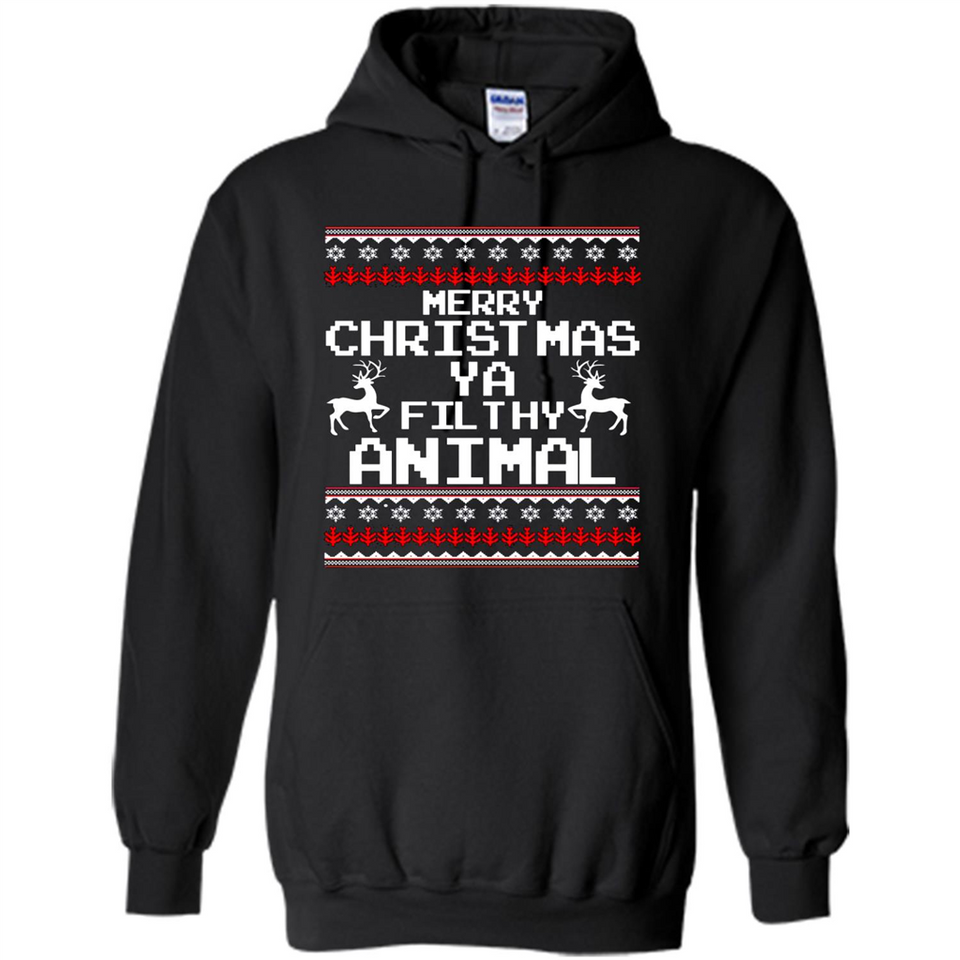 Merry Christmas ya filthy animal ulgy sweater PINGPONG