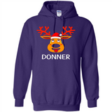 Donner Reindeer Santa Claus Funny Xmas Holiday T-Shirt - Hoodie
