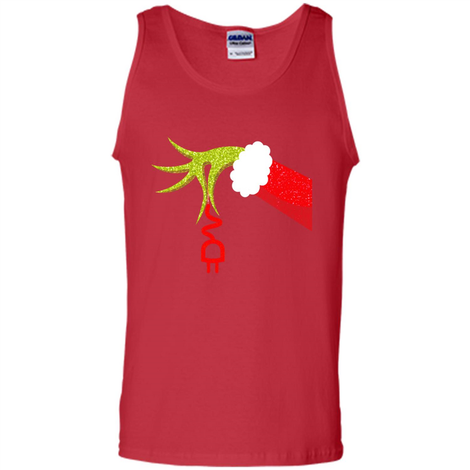 Funny Grinch Hand Holding Electrician Ornament Christmas PING PONG