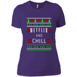 Netflix And Chill Christmas sweater PINGPONG