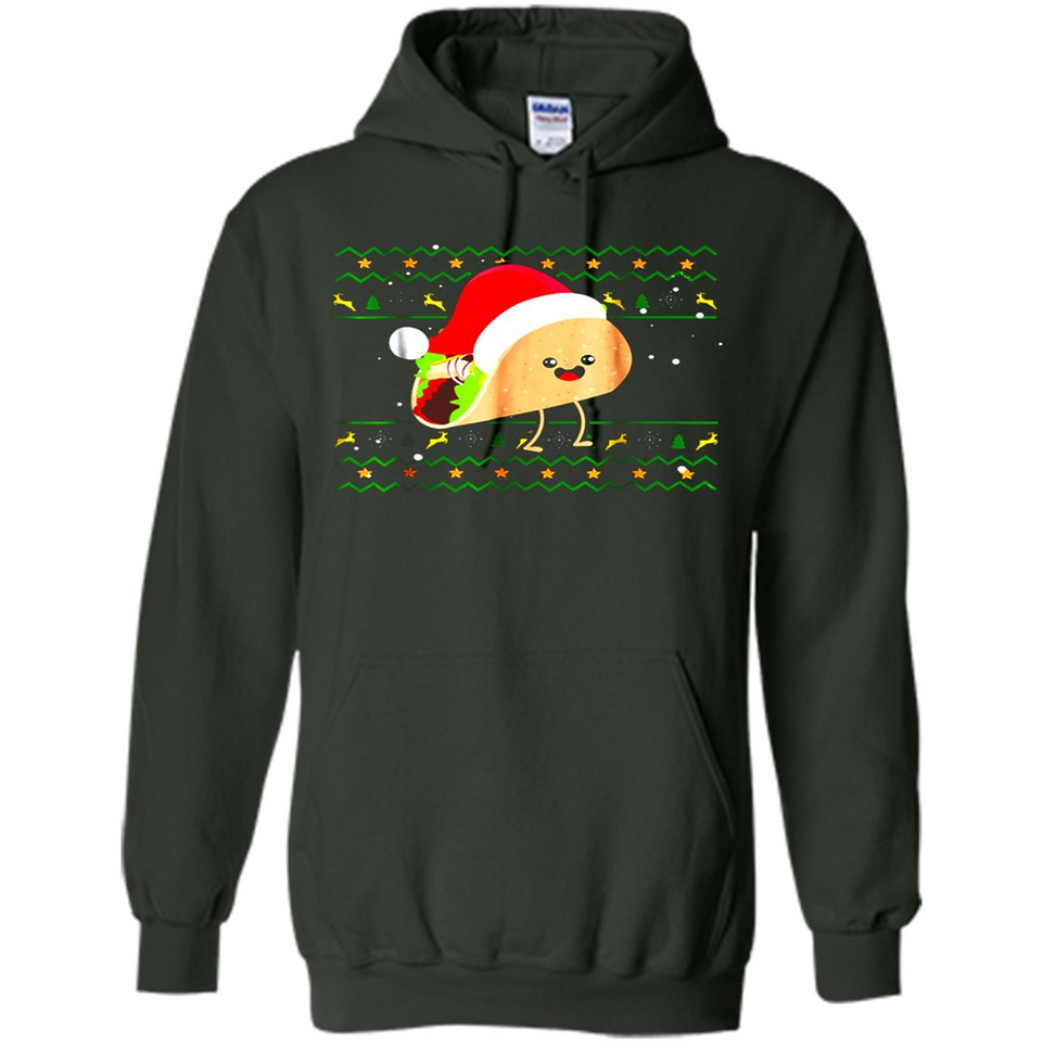 TACO Santa Hat Ugly Christmas shirt Ladies' Boyfriend