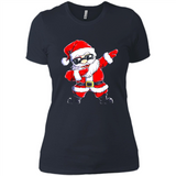 Christmas shirt Dabbing Santa Claus Xmas Gift - Ladies' Boyfriend T-Shirt