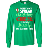 Spread Christmas Cheer Lunch Family Xmas Gift Ls - Long Sleeve T-Shirt