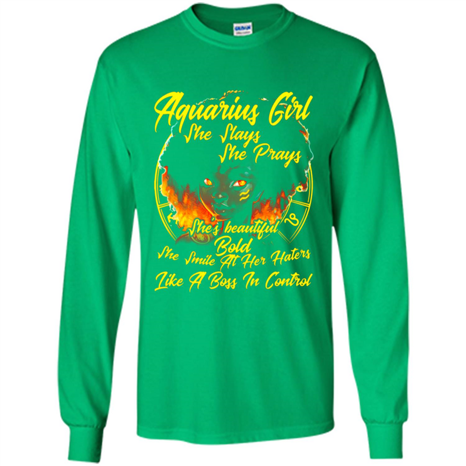 Aquarius Girl She Slays She Prays Zodiac Sign PINGPONG