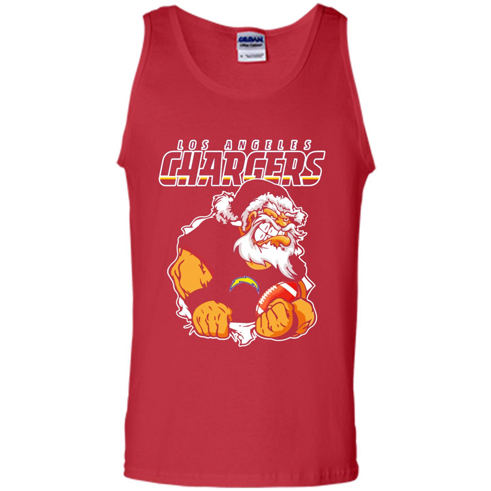 Grumpy Santa Claus Los Angeles Chargers Football Team PINGPONG