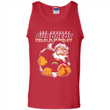 Grumpy Santa Claus Los Angeles Chargers Football Team PINGPONG