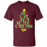 Joy Love Cheer Believe Christmas Tree