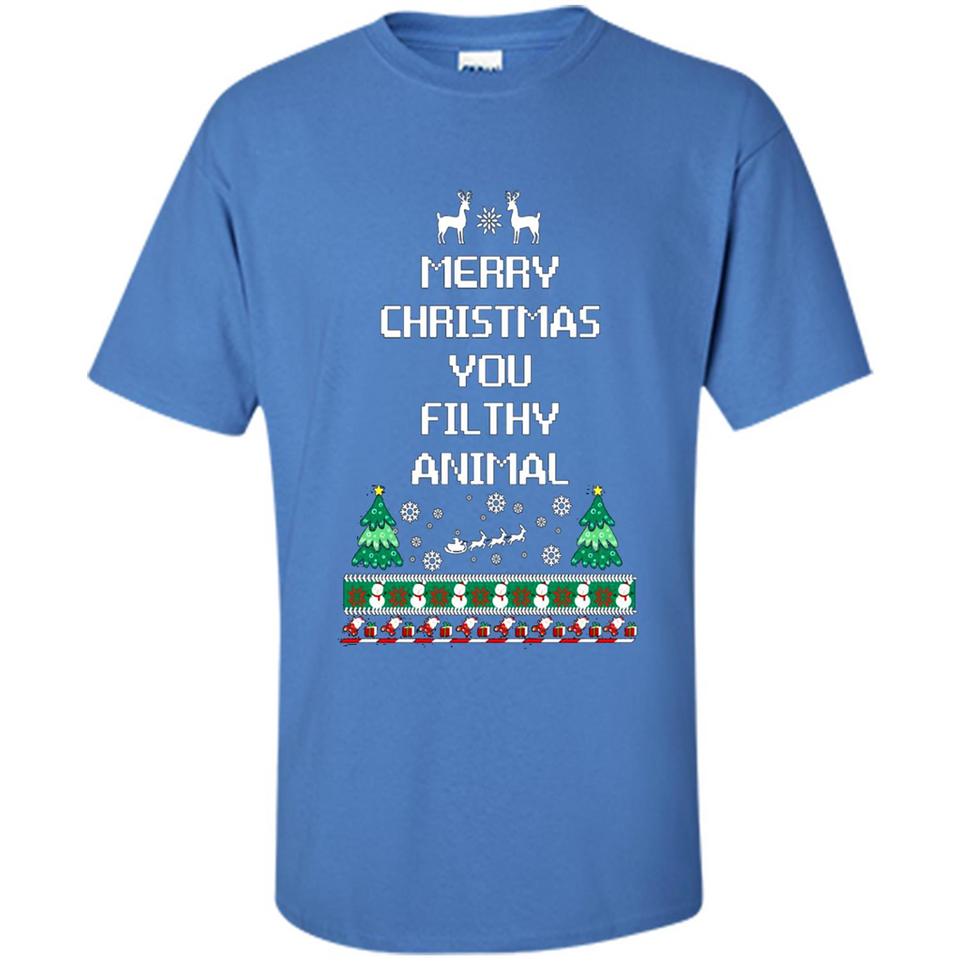 Merry Christmas You Filthy Animal Sweatshirt PINGPONG