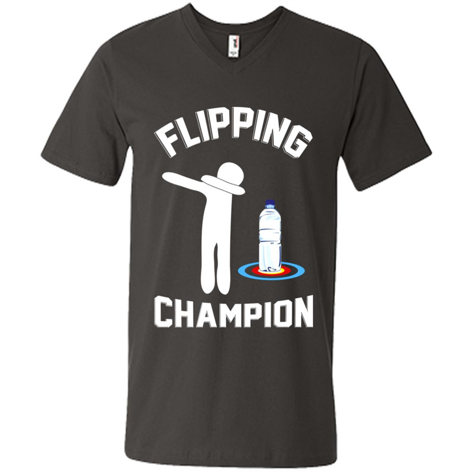 Water Bottle Flipping Tshirt Dabbing Flipping Champion - Men's V-Neck