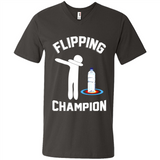 Water Bottle Flipping Tshirt Dabbing Flipping Champion - Men's V-Neck