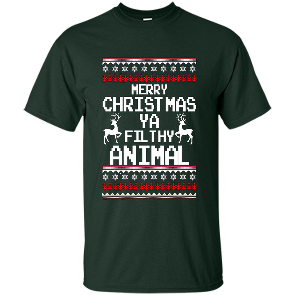 Merry Christmas ya filthy animal ulgy sweater PINGPONG