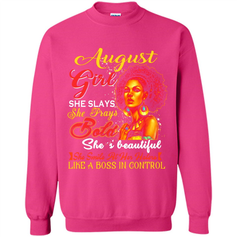 August Girl She Slays She Prays Beautiful Birthday PINGPONG