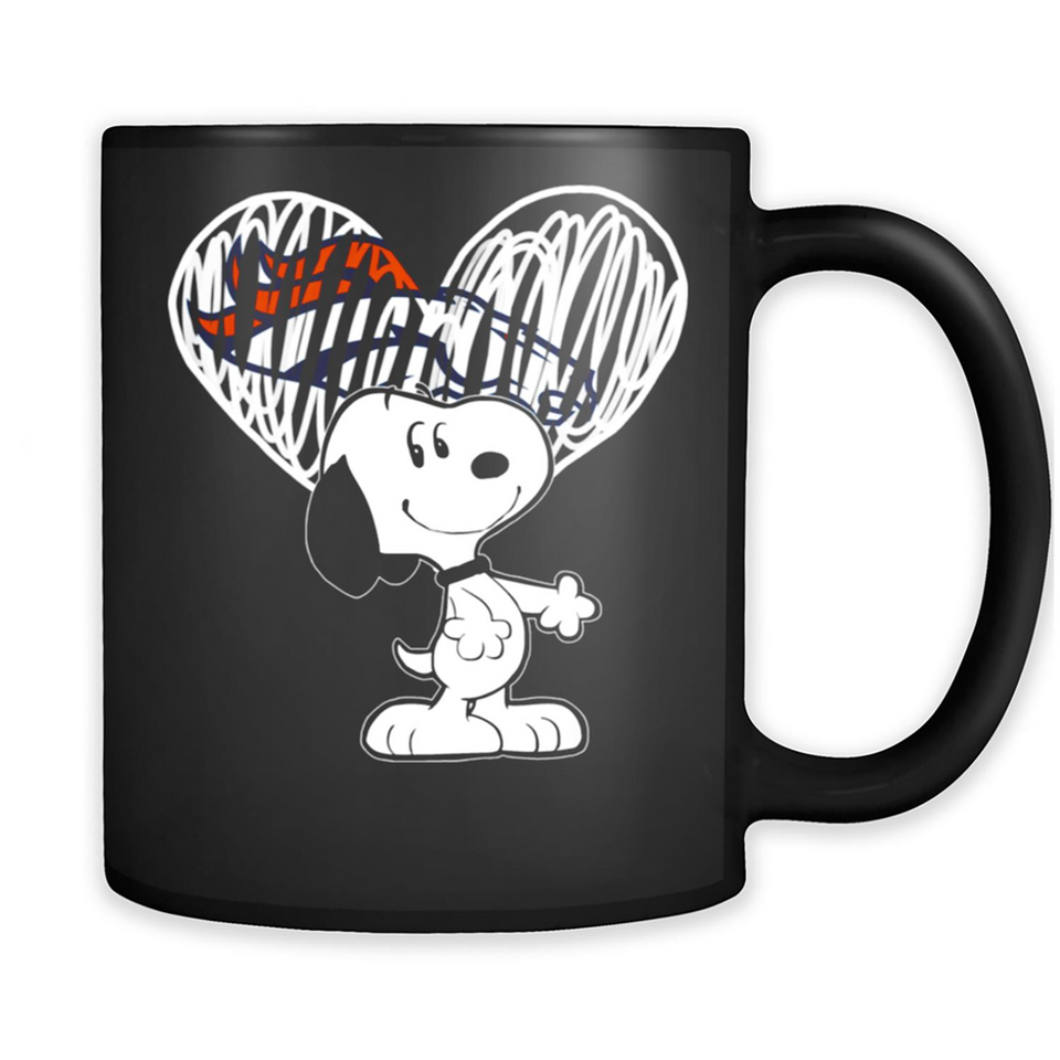 I LOVE DENVER BRONCOS SNOOPY IN MY HEART NFL
