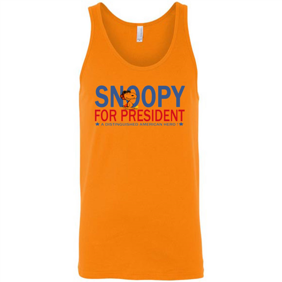 Snoopy for President - Canvas Unisex Tank