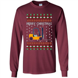 Merry Christmas Forklift ugly sweatshirt PINGPONG